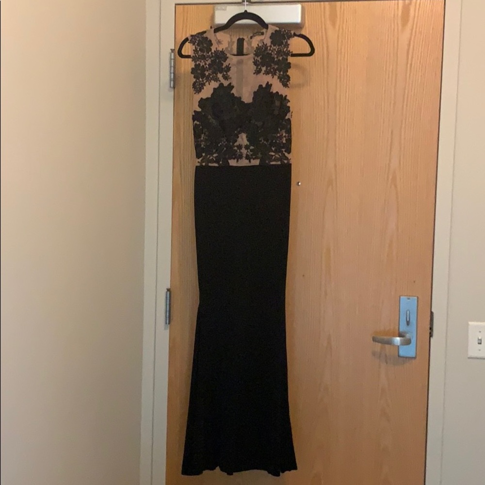 Long black dress
